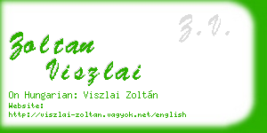 zoltan viszlai business card