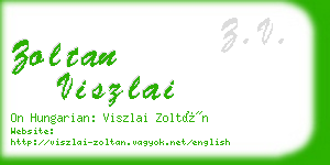 zoltan viszlai business card